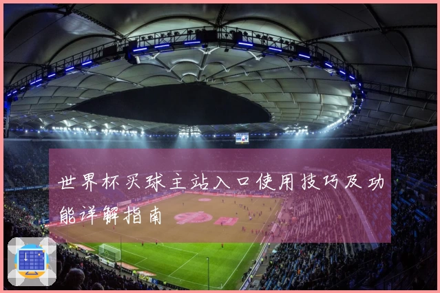 世界杯买球主站入口使用技巧及功能详解指南