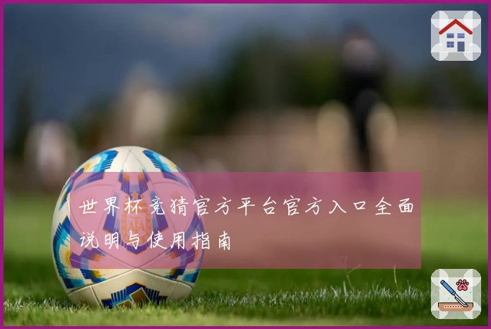 世界杯竞猜官方平台官方入口全面说明与使用指南